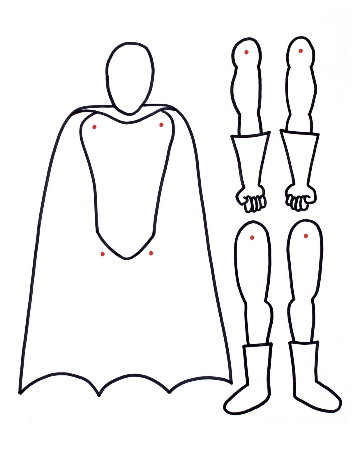Superhero Paperdolls