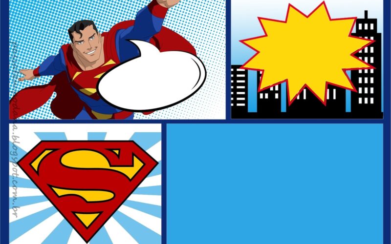 Superman Comic Free Printable Kit Oh My Fiesta For Geeks