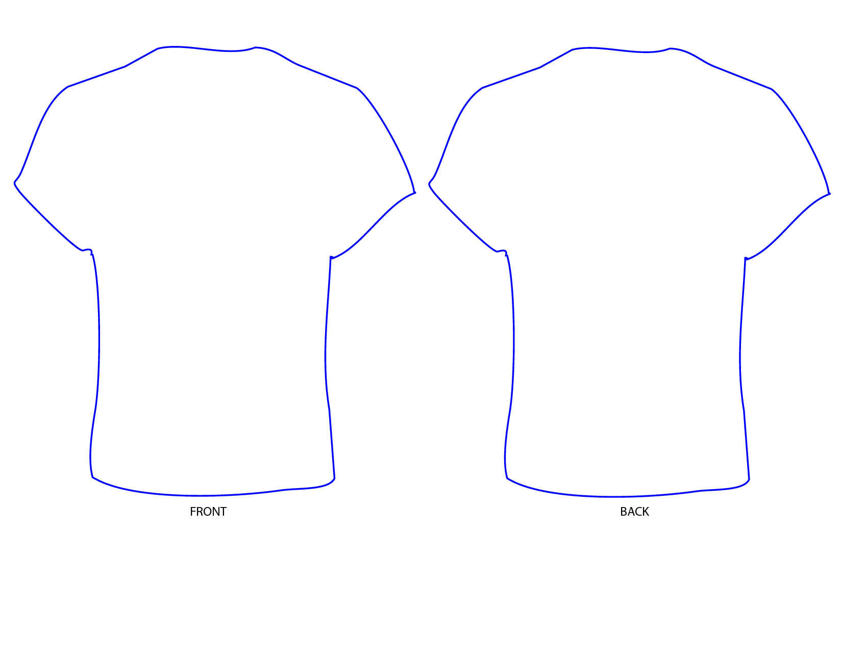 tshirt template printable