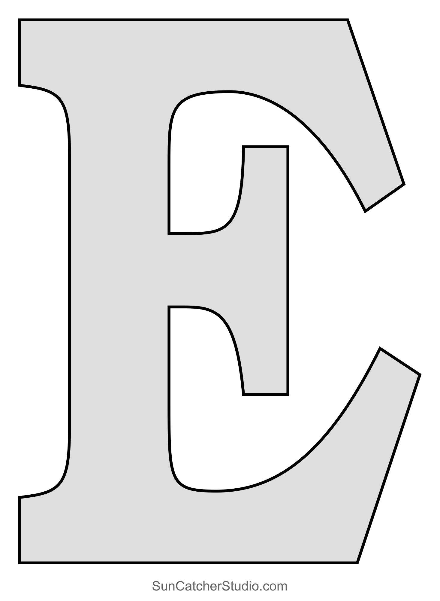 letter stencils printable