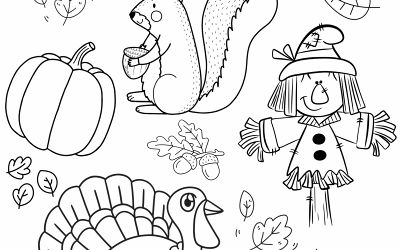 Thanksgiving Activities For Kids Free Printable Thanksgiving Pages Vivint