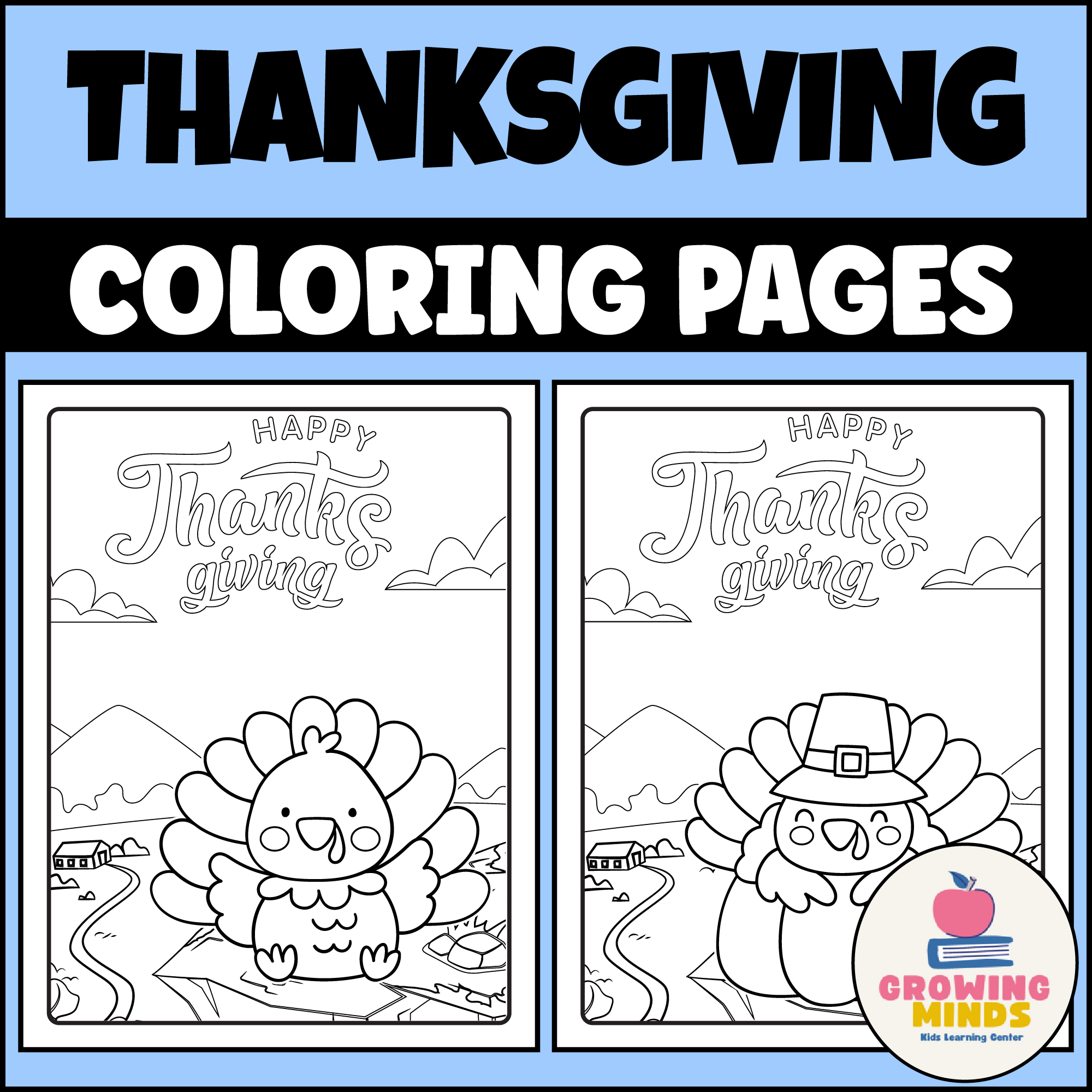 Thanksgiving Coloring Page 1st Through 6th Grade Coloring Sheet Made By Teachers