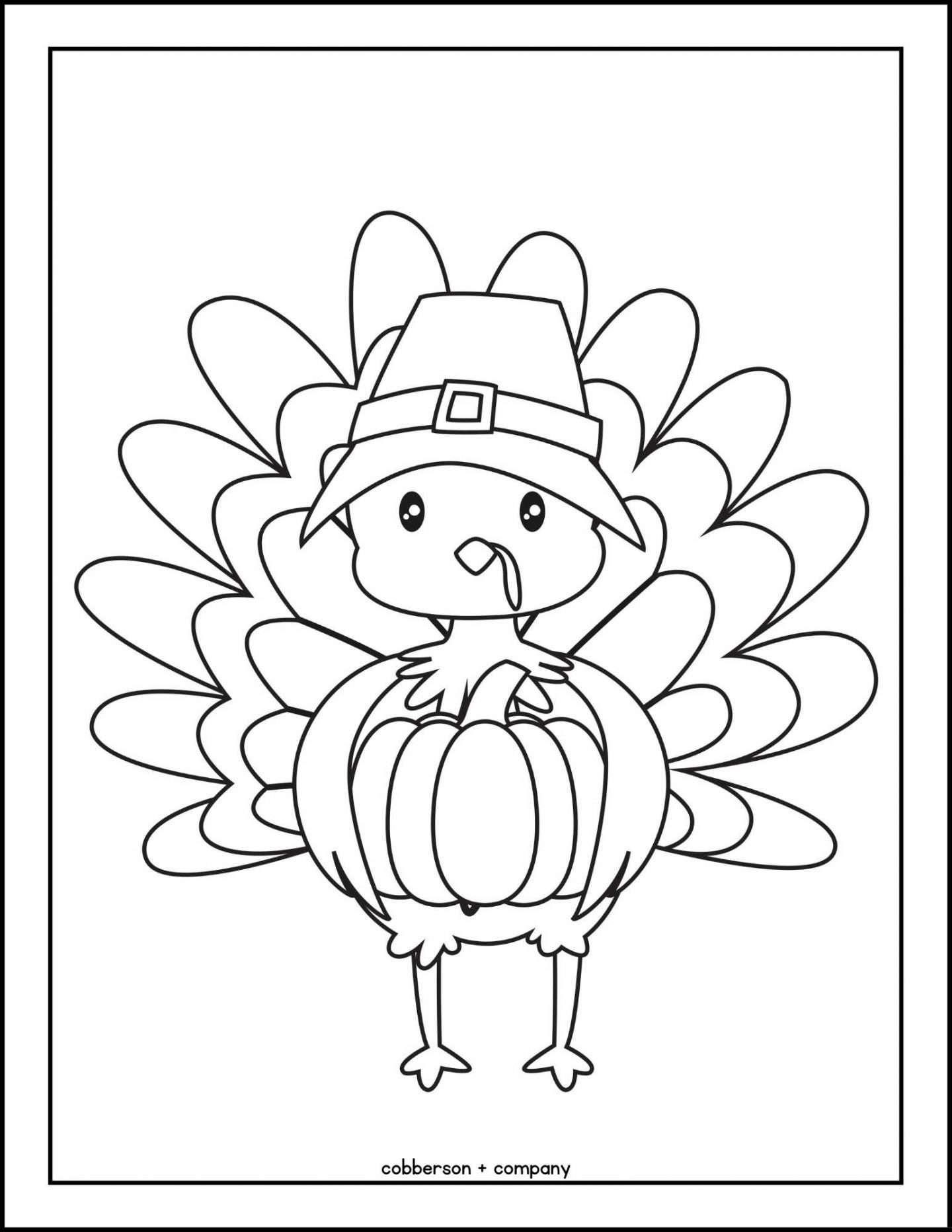 free printable thanksgiving color pages