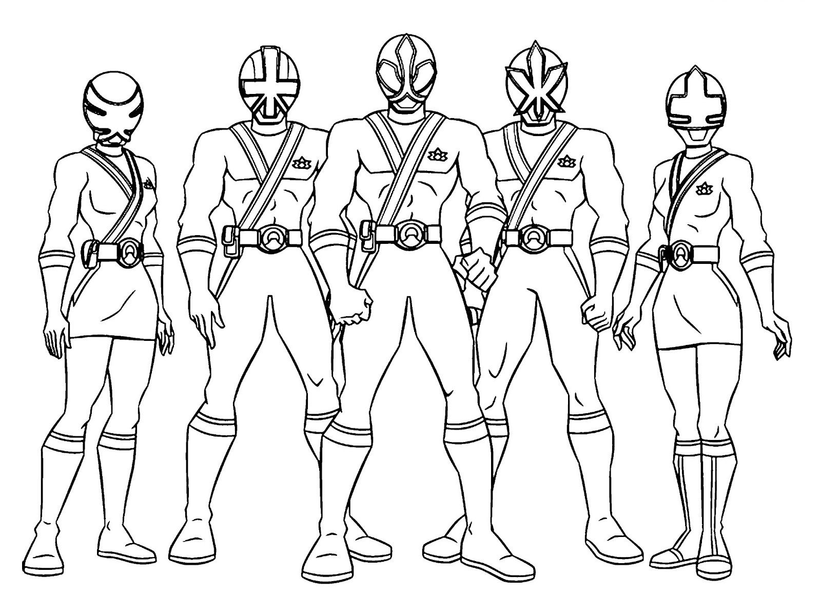 Top 25 Free Printable Power Rangers Megaforce Coloring Pages Online