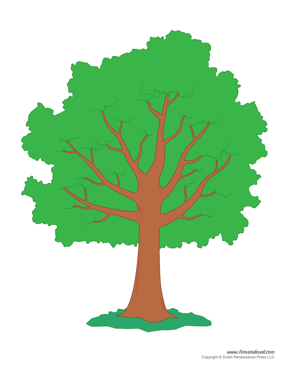 Tree Templates Printable Printable Party Favors