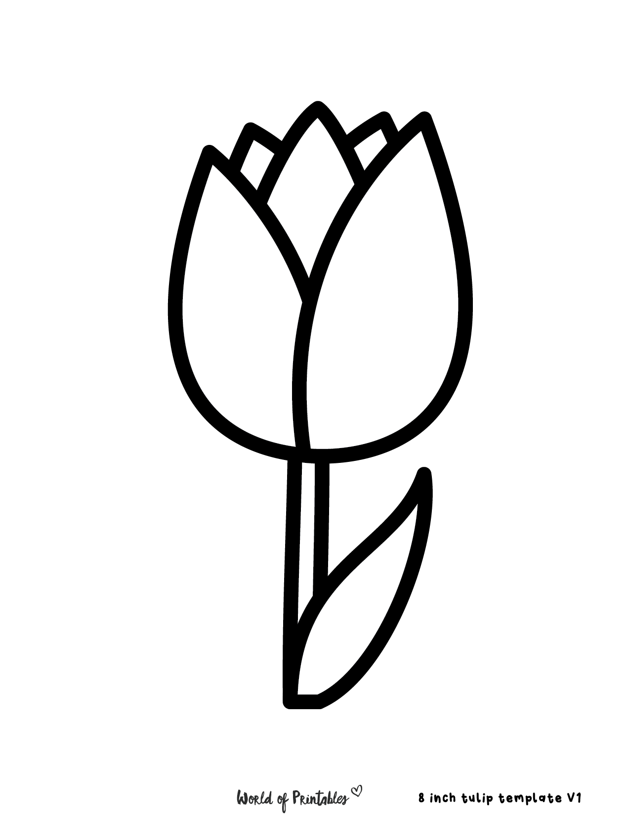 Tulip Template 40 Best Printables To Choose From World Of Printables Tulip Template 40 Best Printables To Choose From World Of Printables