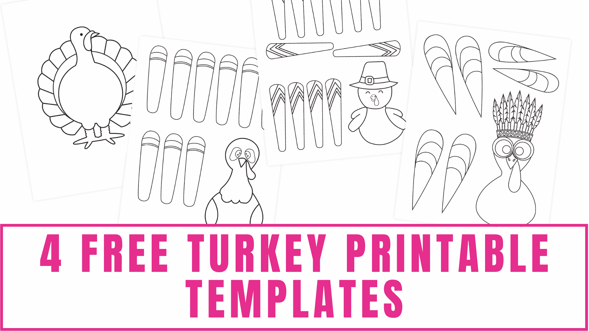 Turkey Headband Craft Template
