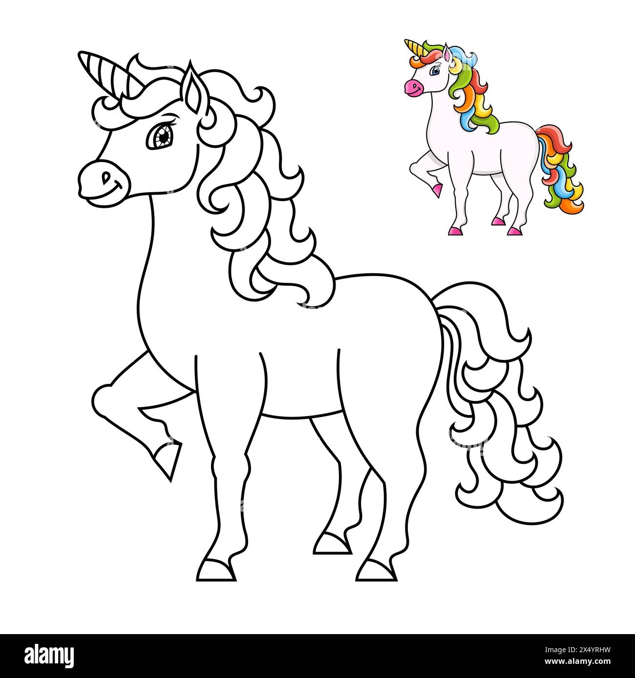 printable unicorn coloring book
