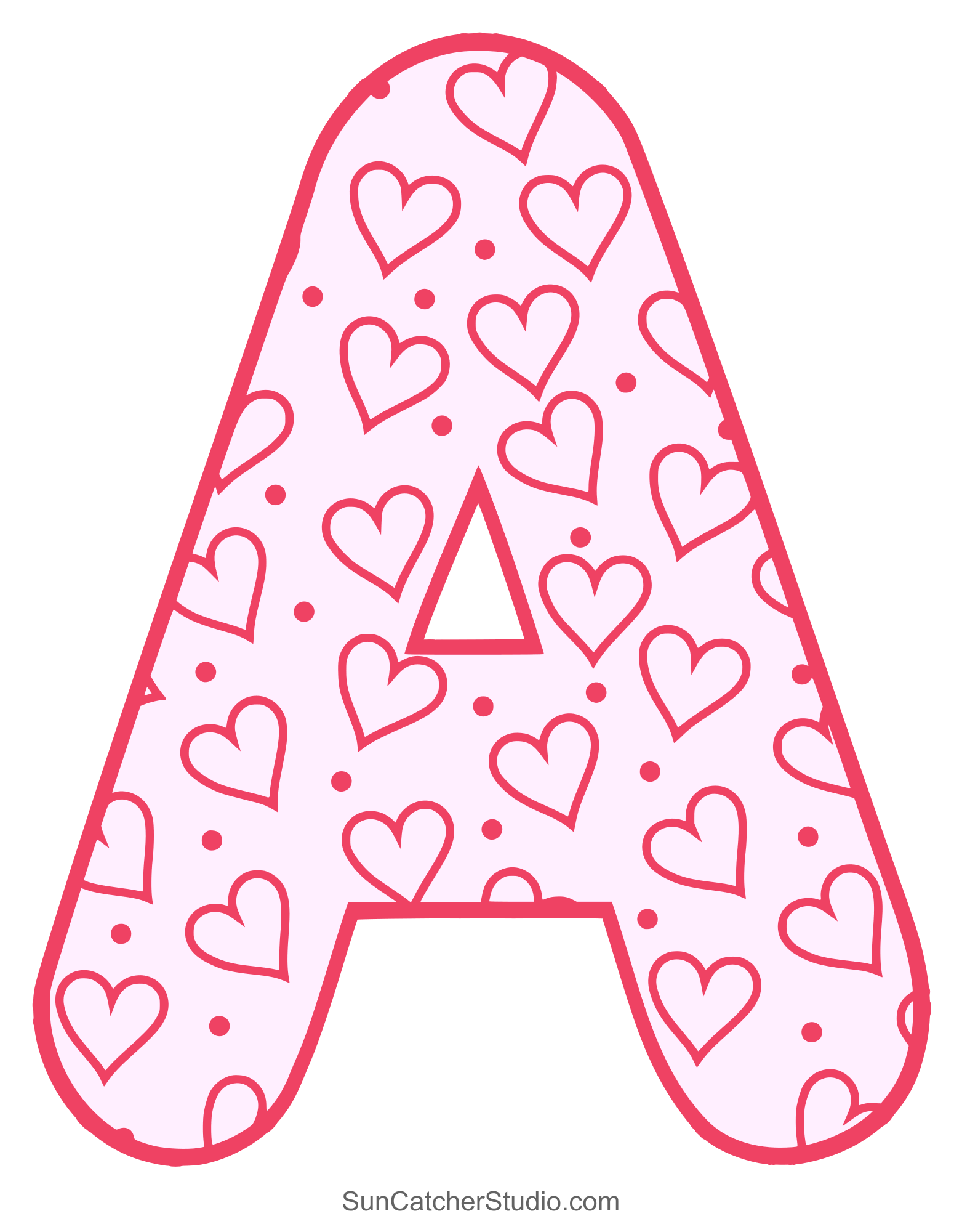 letter a printable
