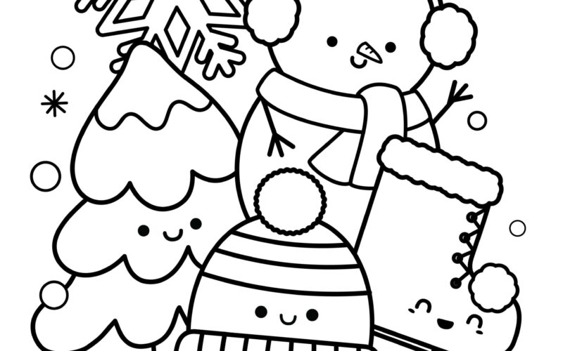 Winter Coloring Pages Free Printable PDF Downloads Cute Coloring Pages For Kids