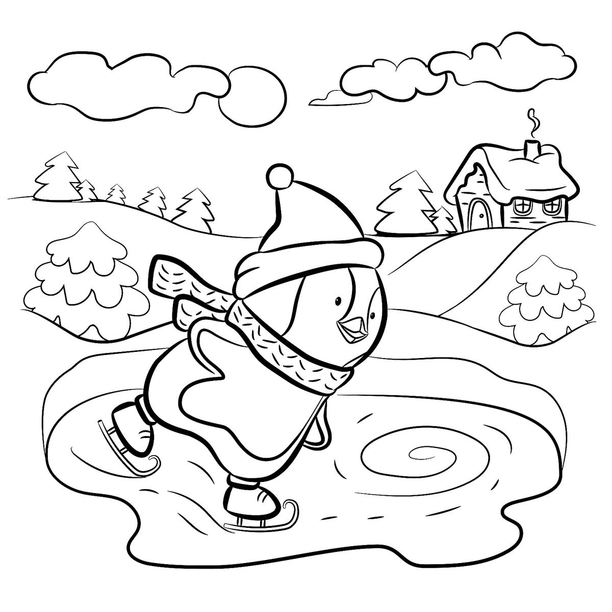 winter free printable coloring pages winter free printable coloring pages