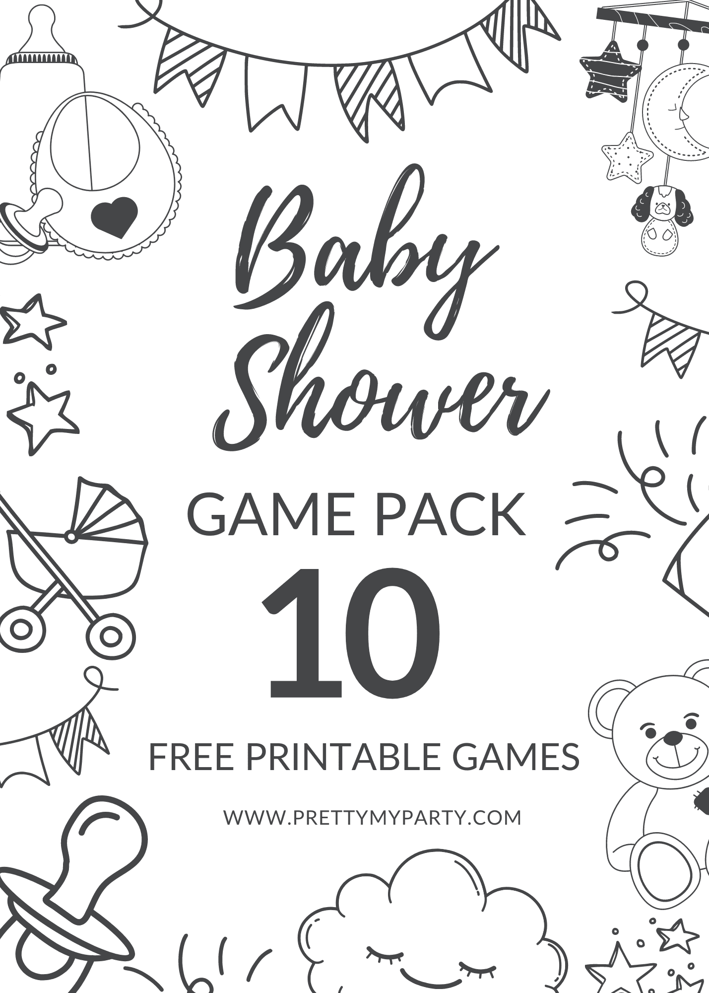 10 Free Printable Baby Shower Games You Can Print And Play In Minutes Pretty My Party