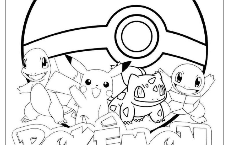 110 Pokemon Coloring Pages Free PDF To Print Woo Coloring