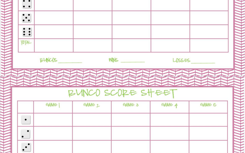 12 Best Bunco Score Sheets Ideas Bunco Score Sheets Bunco Bunco Themes