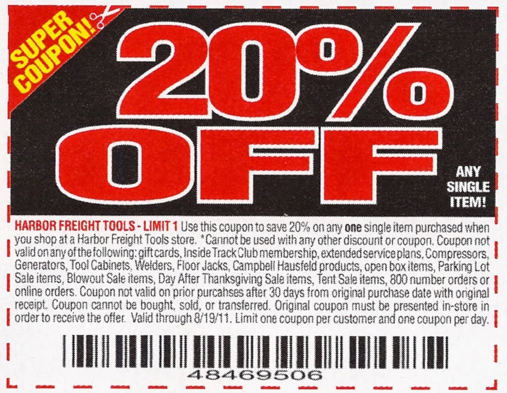 printable 20 off coupon harbor freight