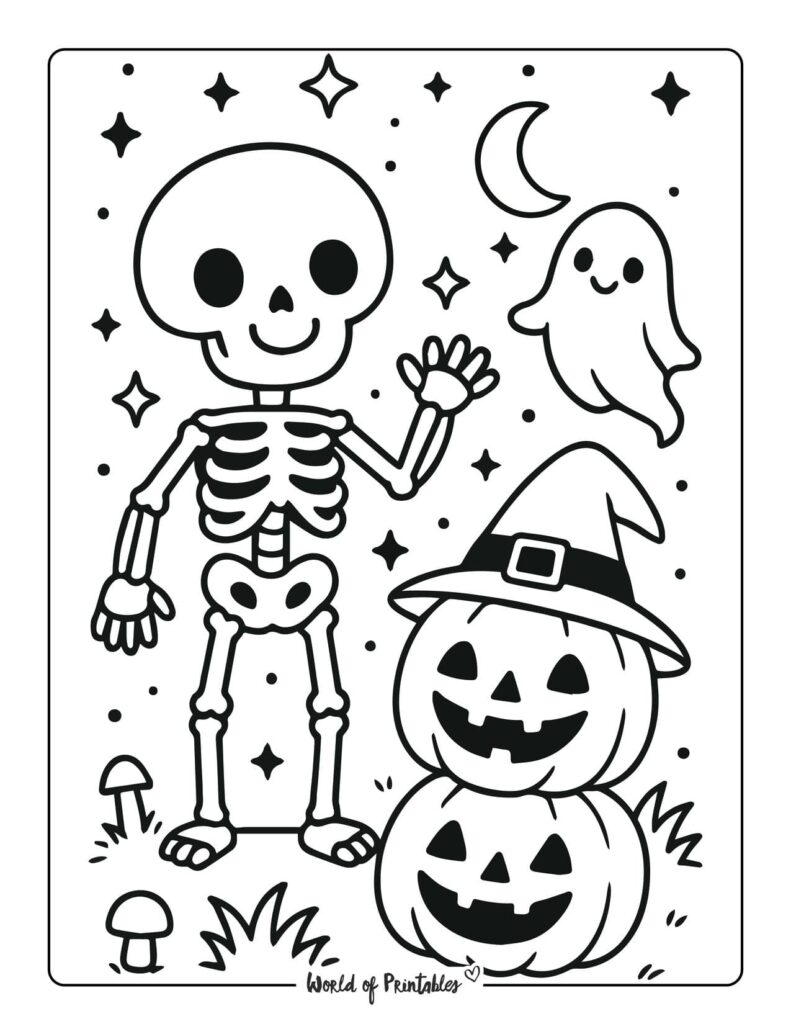 printable halloween coloring sheets