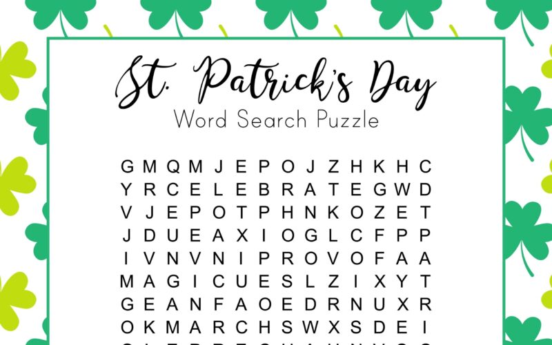 30 Free St Patrick s Day Printables For Kids Saving Talents