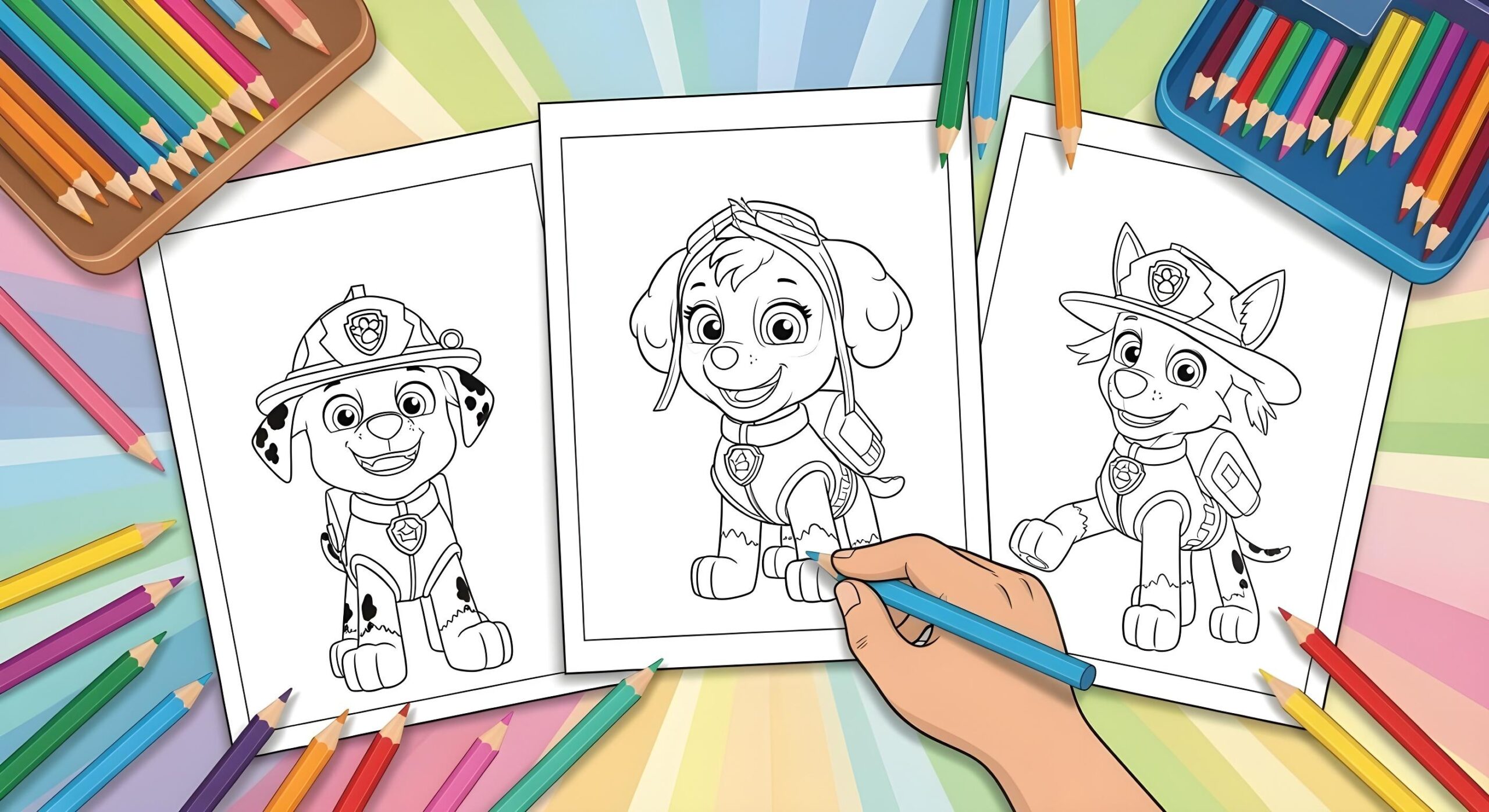 30 Paw Patrol Coloring Pages Free Printable PDFs 