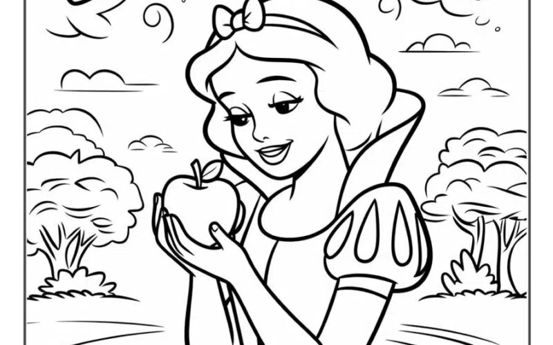 35 Disney Princess Coloring Pages Free Downloads
