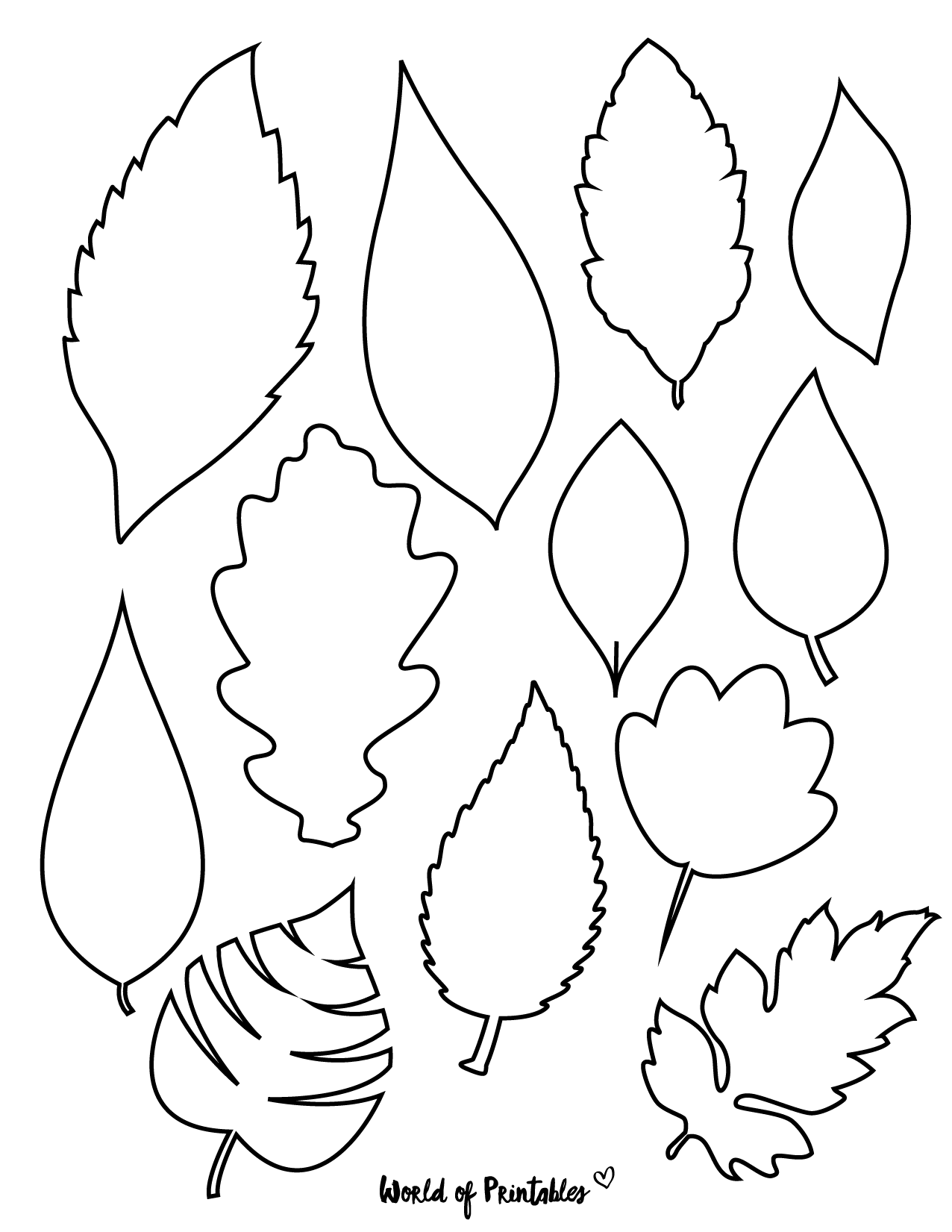 cut out printable fall leaves cut out printable fall leaves