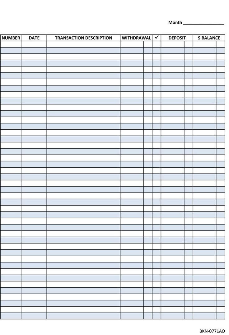 free check register printable free check register printable