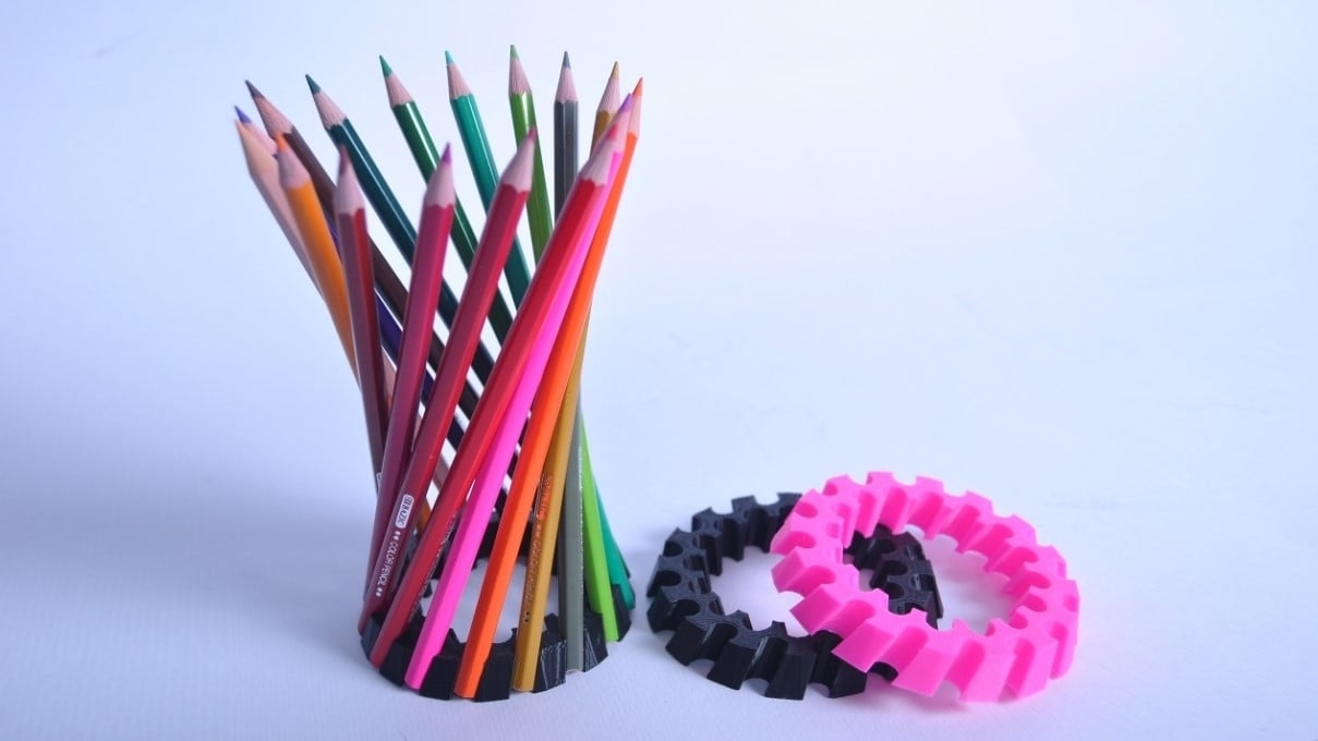 3D Printed Pen Holder 25 Best Models To 3D Print All3DP