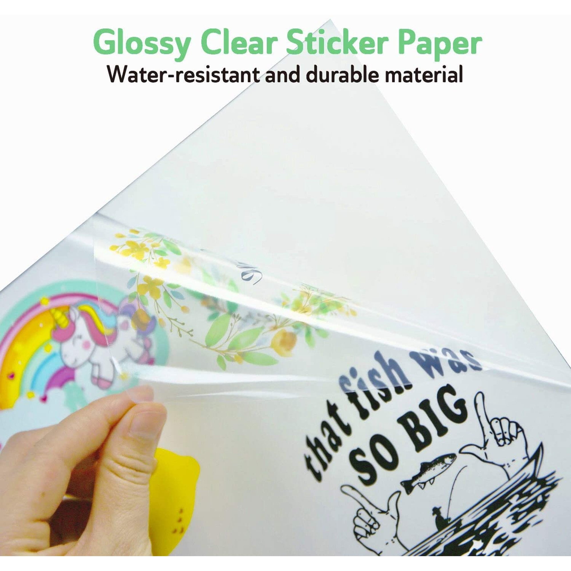 45 Sheets Koala Printable Vinyl Sticker Paper Waterproof Transparent Clear Sticker Paper 8 5x11 Glossy For Inkjet Printers Walmart 45 Sheets Koala Printable Vinyl Sticker Paper Waterproof Transparent Clear Sticker Paper 8 5x11 Glossy For Inkjet Printers Walmart