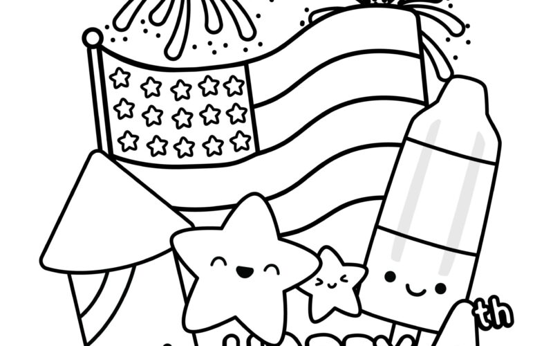 4th Of July Coloring Pages 8 Adorable Free Printable PDFs Cute Coloring Pages For Kids