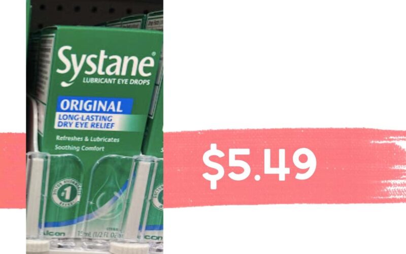 5 49 Systane Eye Drops Kroger Mega Deal Southern Savers