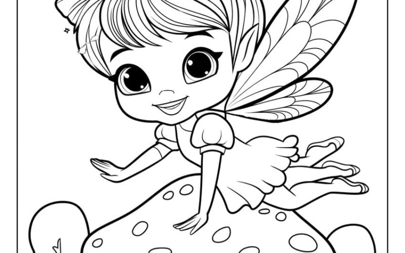55 Fairy Coloring Pages Free Printables For All Ages