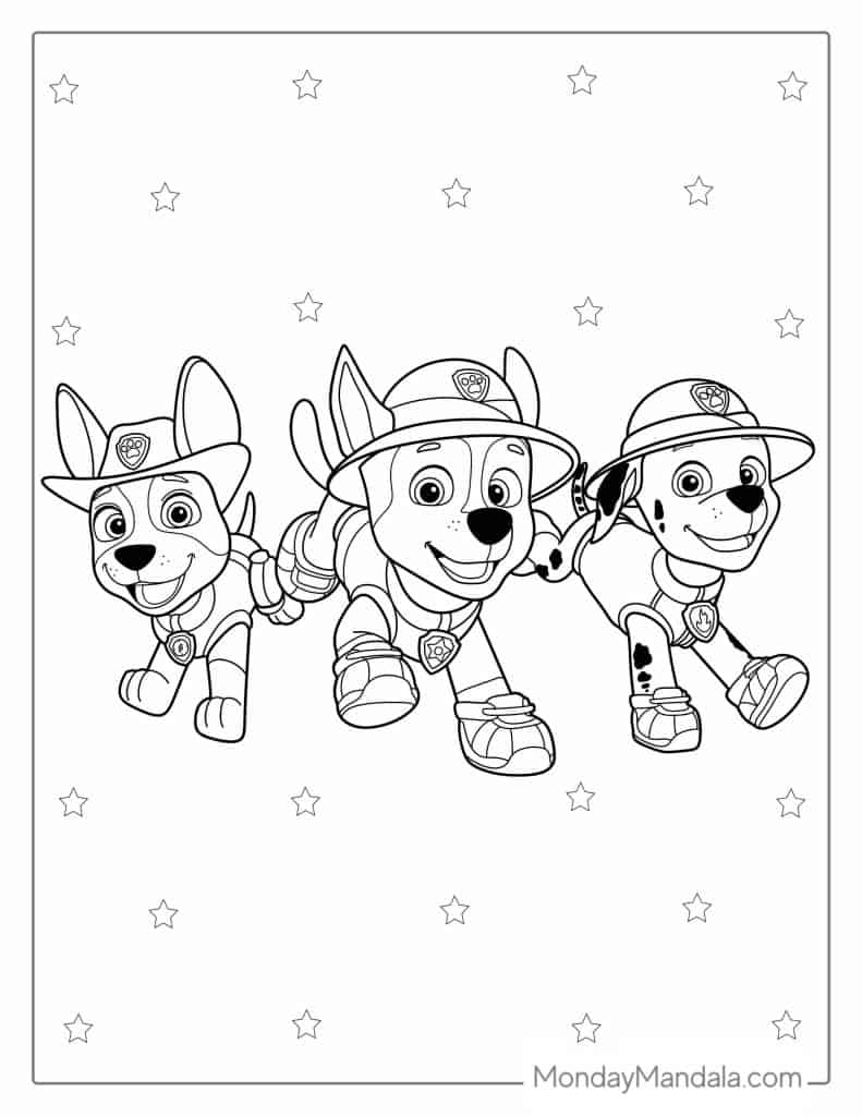 58 Paw Patrol Coloring Pages Free PDF Printables 
