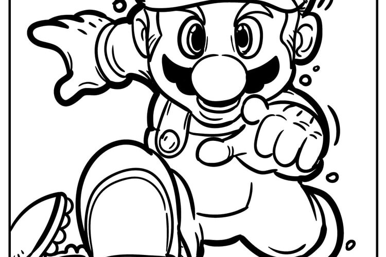60 Free Mario Coloring Pages Super Easy Printable PDFs