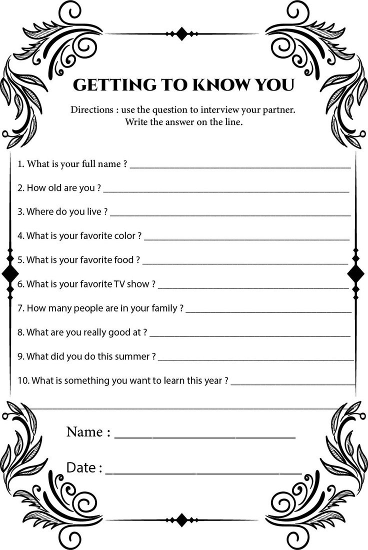 9 Best Classroom Getting To Know You Printables 9 Best Classroom Getting To Know You Printables