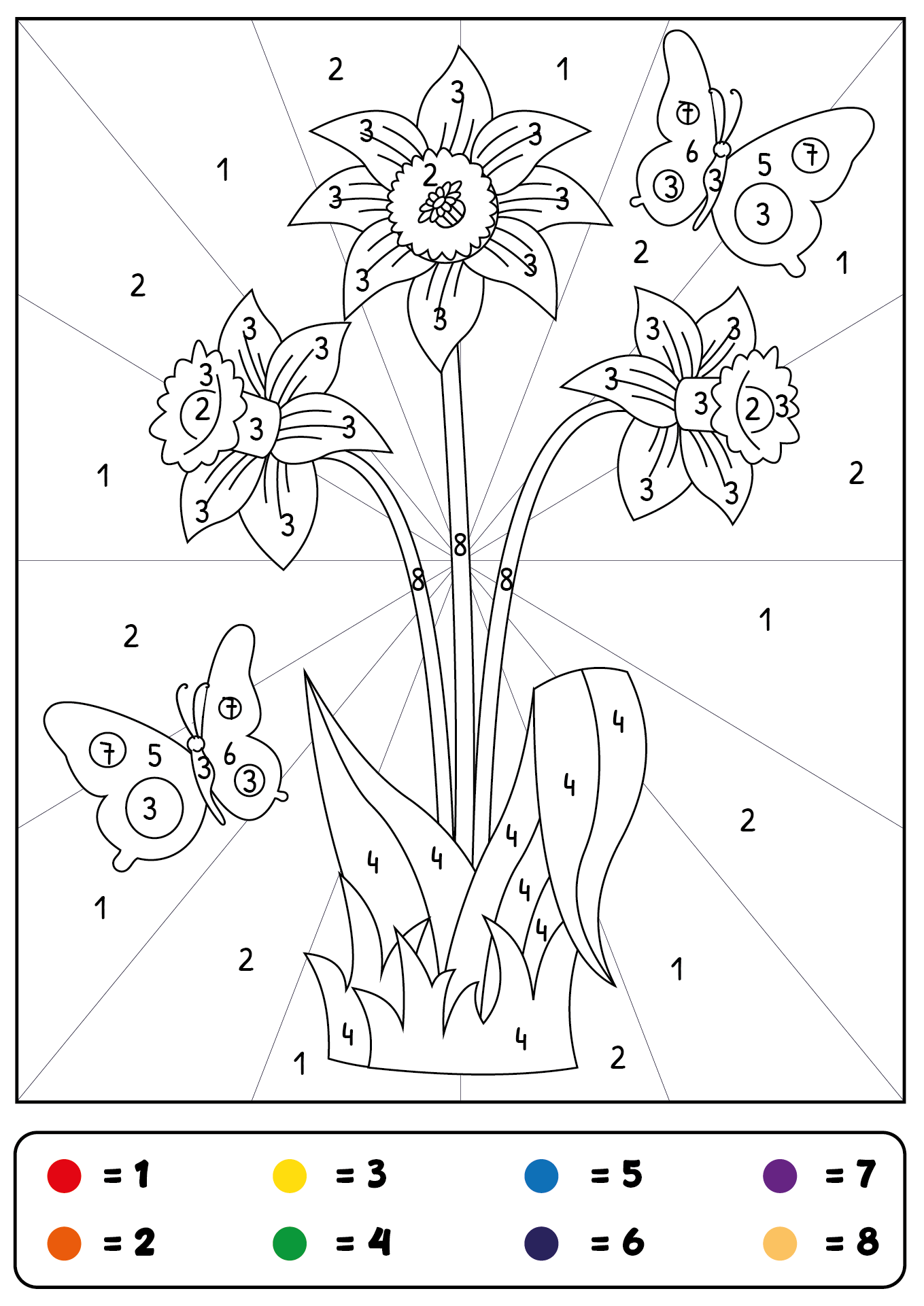 Adult Paint By Numbers 20 Free PDF Printables Printablee