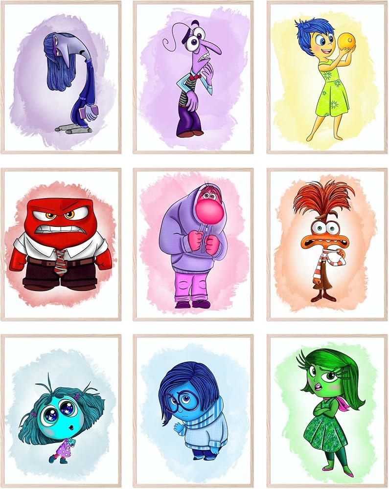 Amazon BigWig Prints Inside Out 2 Poster Inside Out Characters Joy Anger Anxiety Fear Envy Sadness Feelings And Emotions Posters For Classroom Elementary Classroom Wall Decor Unframed Set Of 9 Amazon BigWig Prints Inside Out 2 Poster Inside Out Characters Joy Anger Anxiety Fear Envy Sadness Feelings And Emotions Posters For Classroom Elementary Classroom Wall Decor Unframed Set Of 9