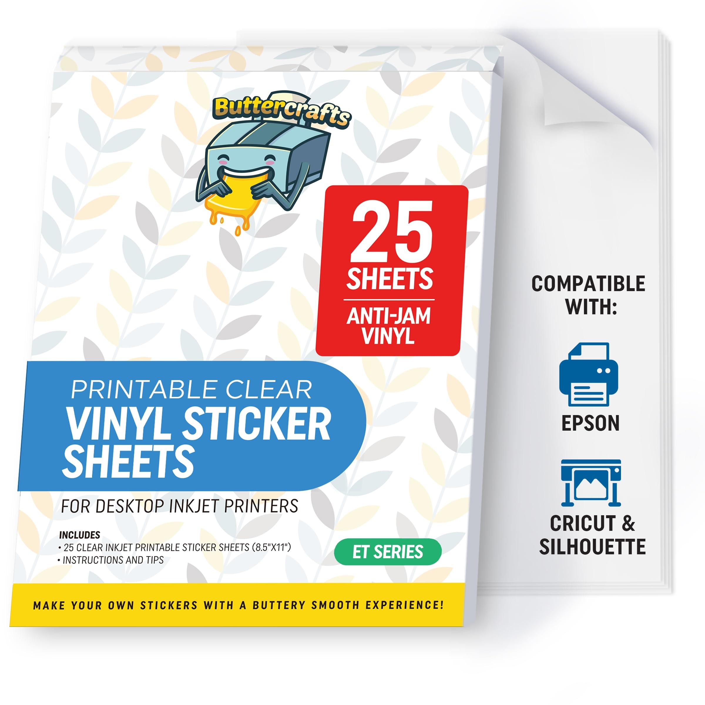 Amazon Clear Printable Vinyl Sticker Paper Waterproof 25 Sheets 8 5 x11 Inkjet Printer Epson Transparent Inkjet Printable Vinyl Sticker Paper Avoid Jams For Printers Office Products Amazon Clear Printable Vinyl Sticker Paper Waterproof 25 Sheets 8 5 x11 Inkjet Printer Epson Transparent Inkjet Printable Vinyl Sticker Paper Avoid Jams For Printers Office Products