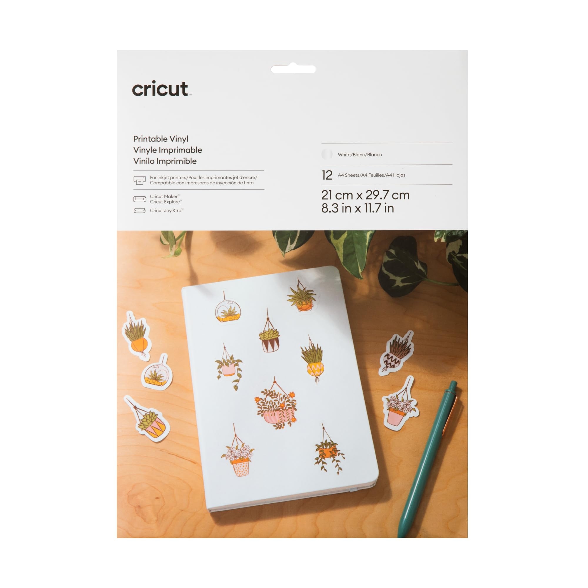 Amazon Cricut Printable Vinyl A4 12 Ct 