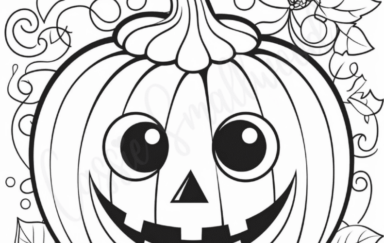 AWESOME Halloween Coloring Pages Cassie Smallwood
