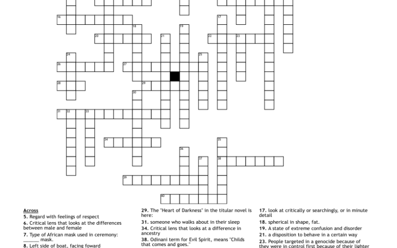 Awesomely Hard Crossword Puzzle Of Difficulty WordMint