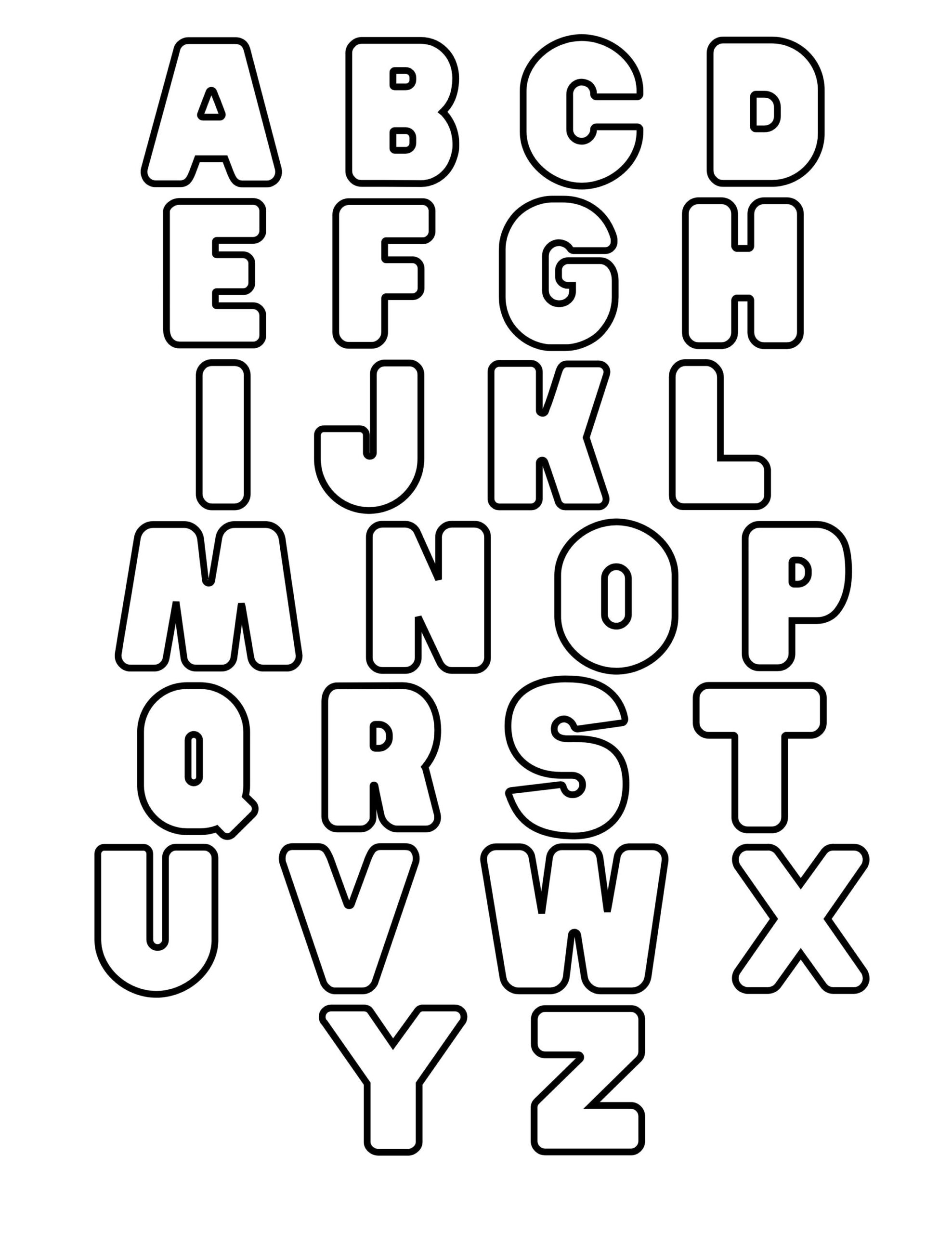 Bubble Alphabet Letters PNG SVG JPG School Activities digital Download Etsy New Zealand