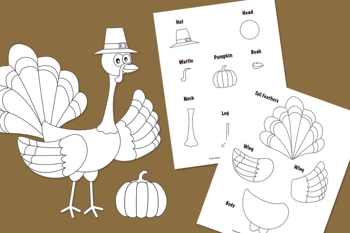 printable crafts for thanksgiving