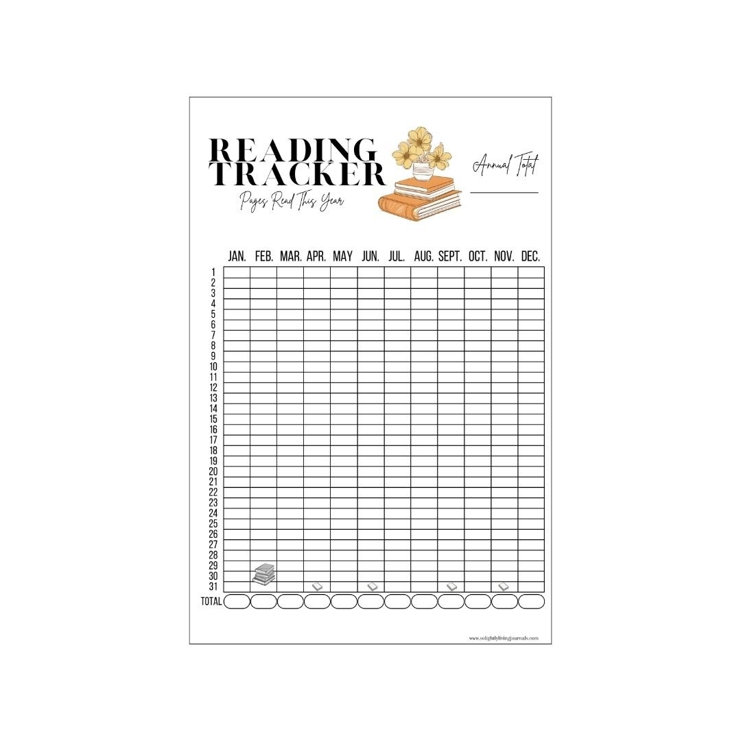 tracker for journaling printables