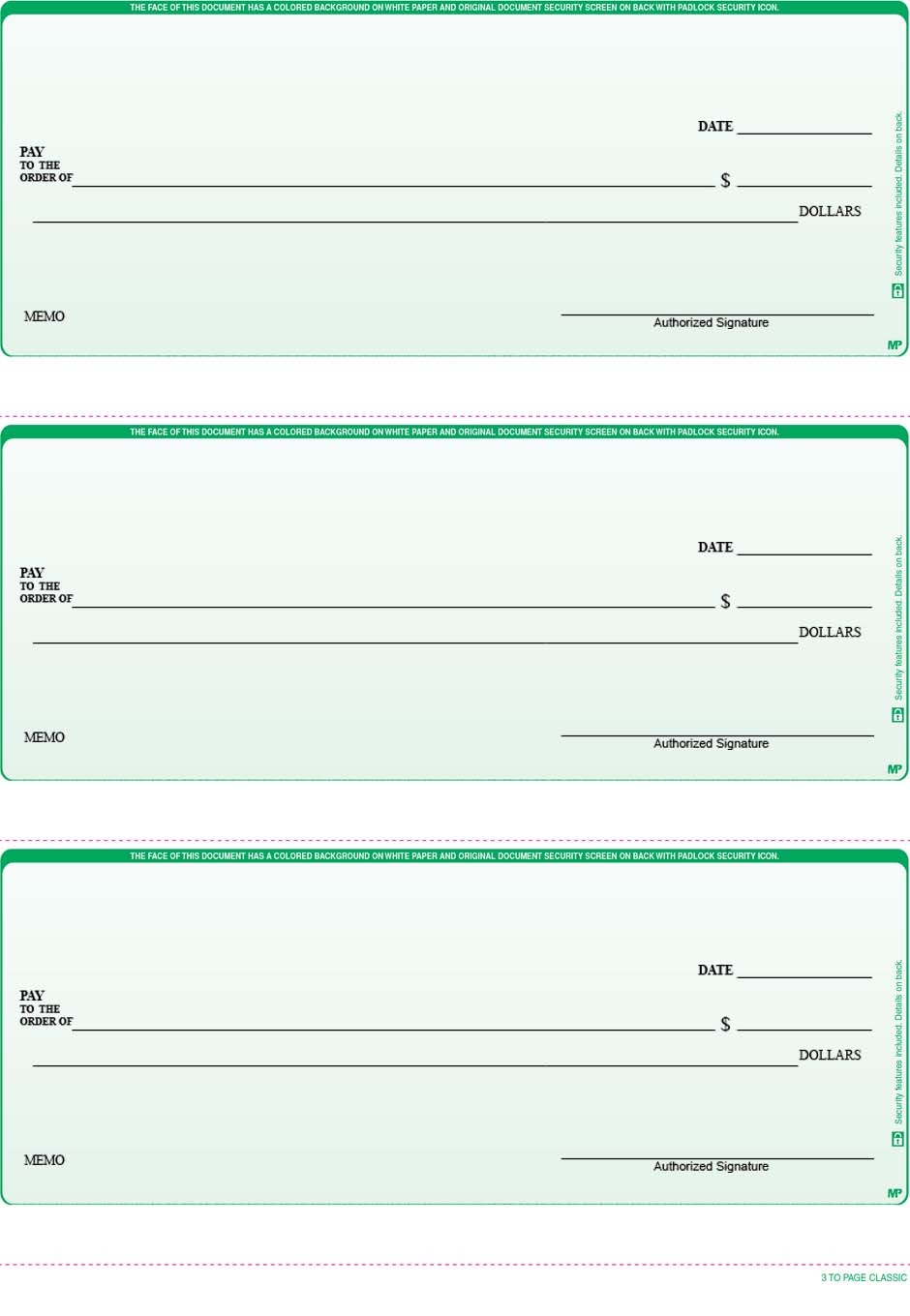 Buy QuickBooks Laser Checks 3 On Page Lowest Price Online Computer Checks Laser Checks Business Checks QuickBooks Checks Peachtree Checks Quicken Checks At Cheap Computer Checks