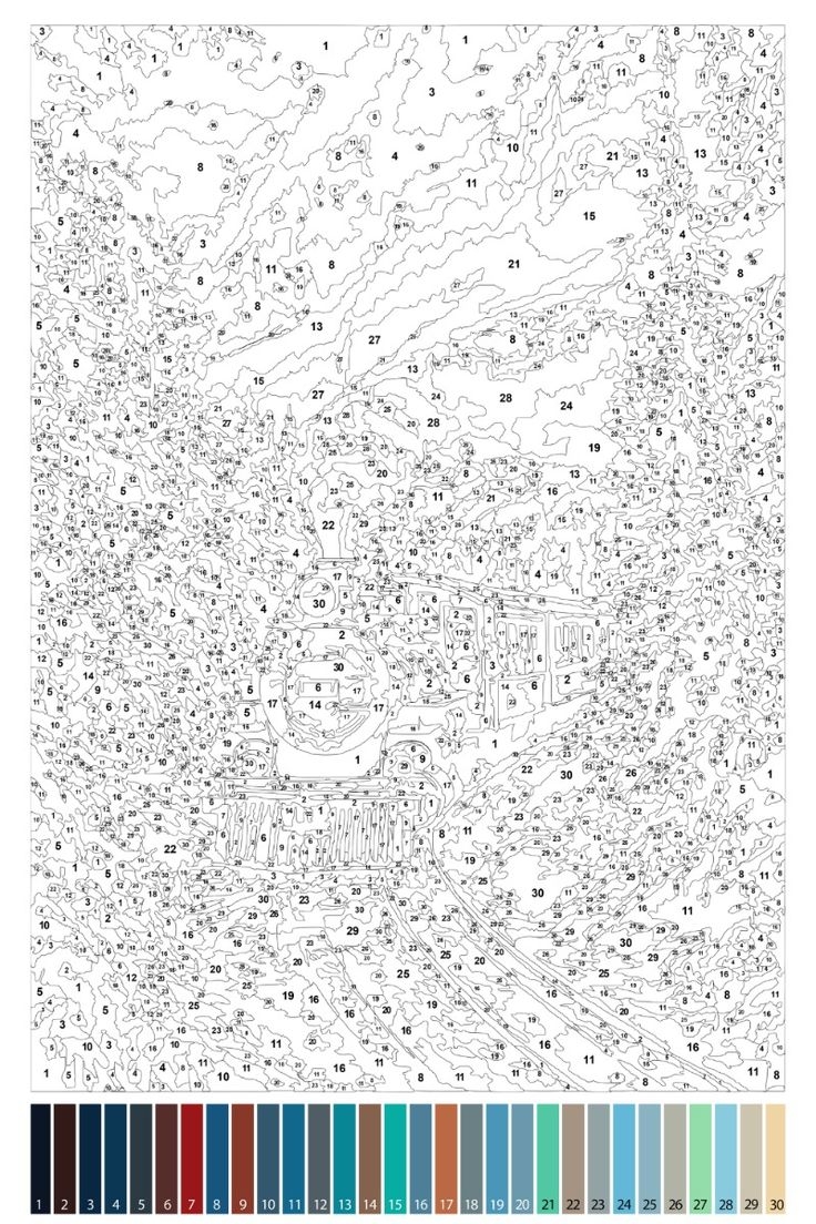 Christmas Color By Numbers For Adults Printable Print And Paint Christmas Color By Numbers For Adults Printable Print And Paint
