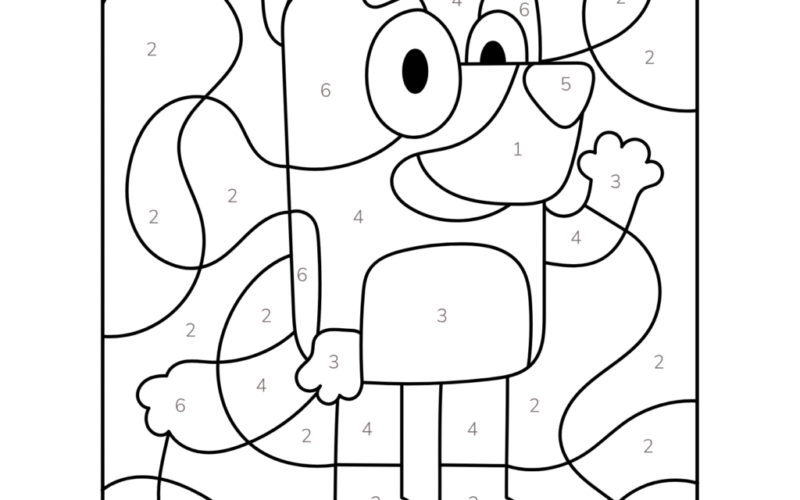 Color By Number Coloring Pages 50 Free PDF Printables