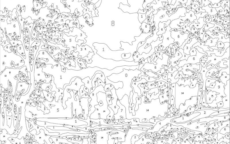 Color By Number For Adult Paint By Number Printable Beauty Landscape Coloring Pages sheets Digital Download advanced Detailed Book 441 Etsy Israel