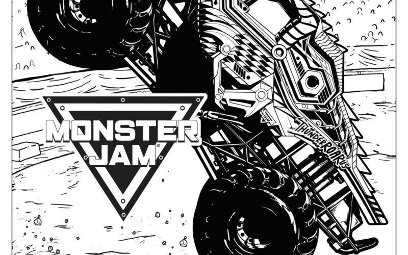 Coloring Sheets Monster Jam