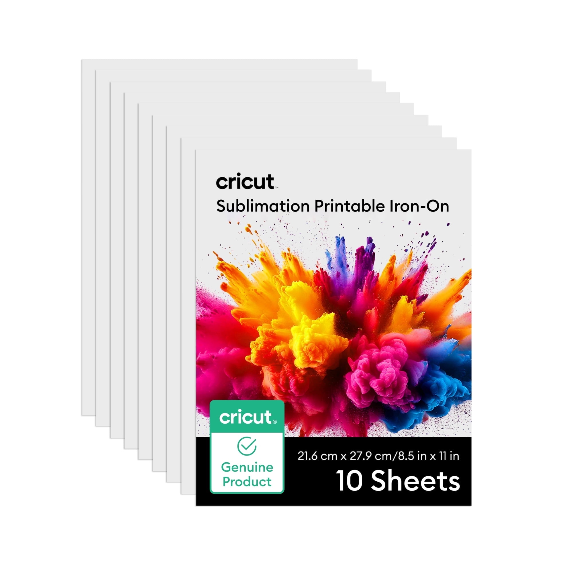 Cricut Sublimation Printable Iron On 8 5 X 11 White Transfer Paper 10 Sheets Walmart Cricut Sublimation Printable Iron On 8 5 X 11 White Transfer Paper 10 Sheets Walmart