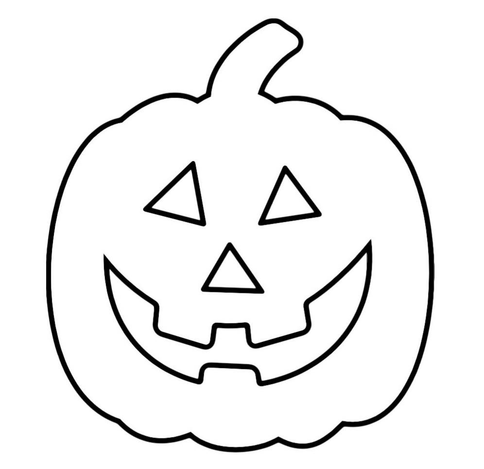 Cute Happy Pumpkin Coloring Pages What Mommy Does