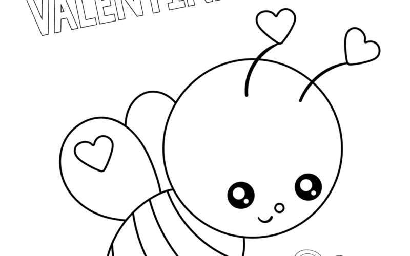 Cute Valentine s Day Coloring Pages For Kids Crazy Little Projects